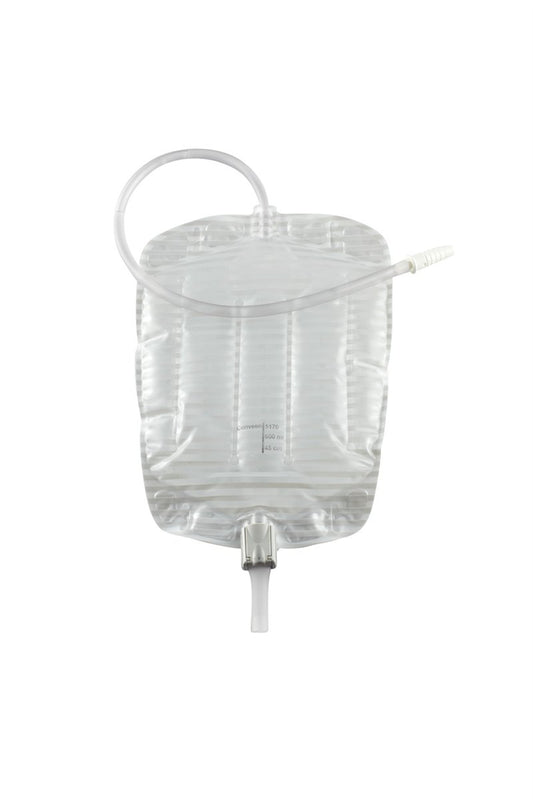 Coloplast Conveen Security+ Urinary Leg Bag, 500 mL, Lever 21029, 1 Each