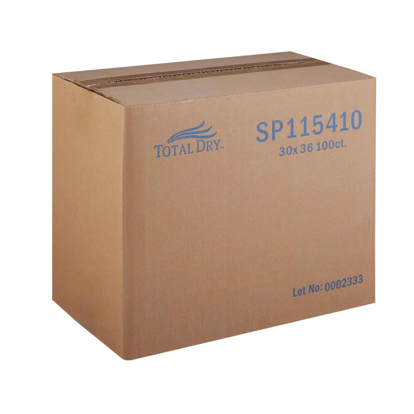 TotalDry™ Incontinence Underpads, Heavy Absorbency, Blue, 30 x 36 Inch SP115410