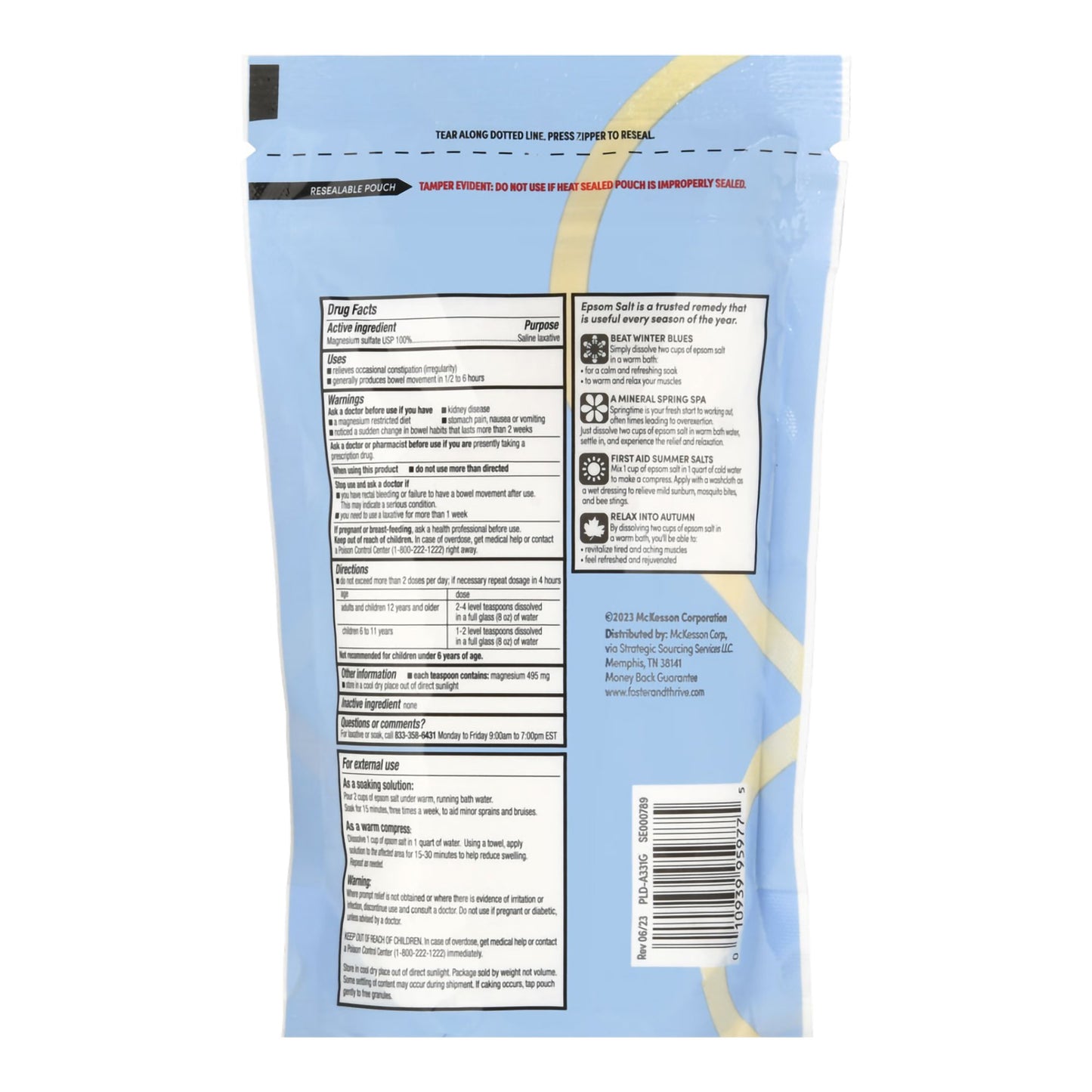 Foster & Thrive™ Multi-Purpose Epsom Salt Magnesium Sulfate 70677121001