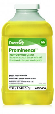 Floor Cleaner Diversey™ Prominence™ HD Liquid 2.5 Liter Bottle Citrus Scent J-Fill® Dispensing Systems - DVS94996466