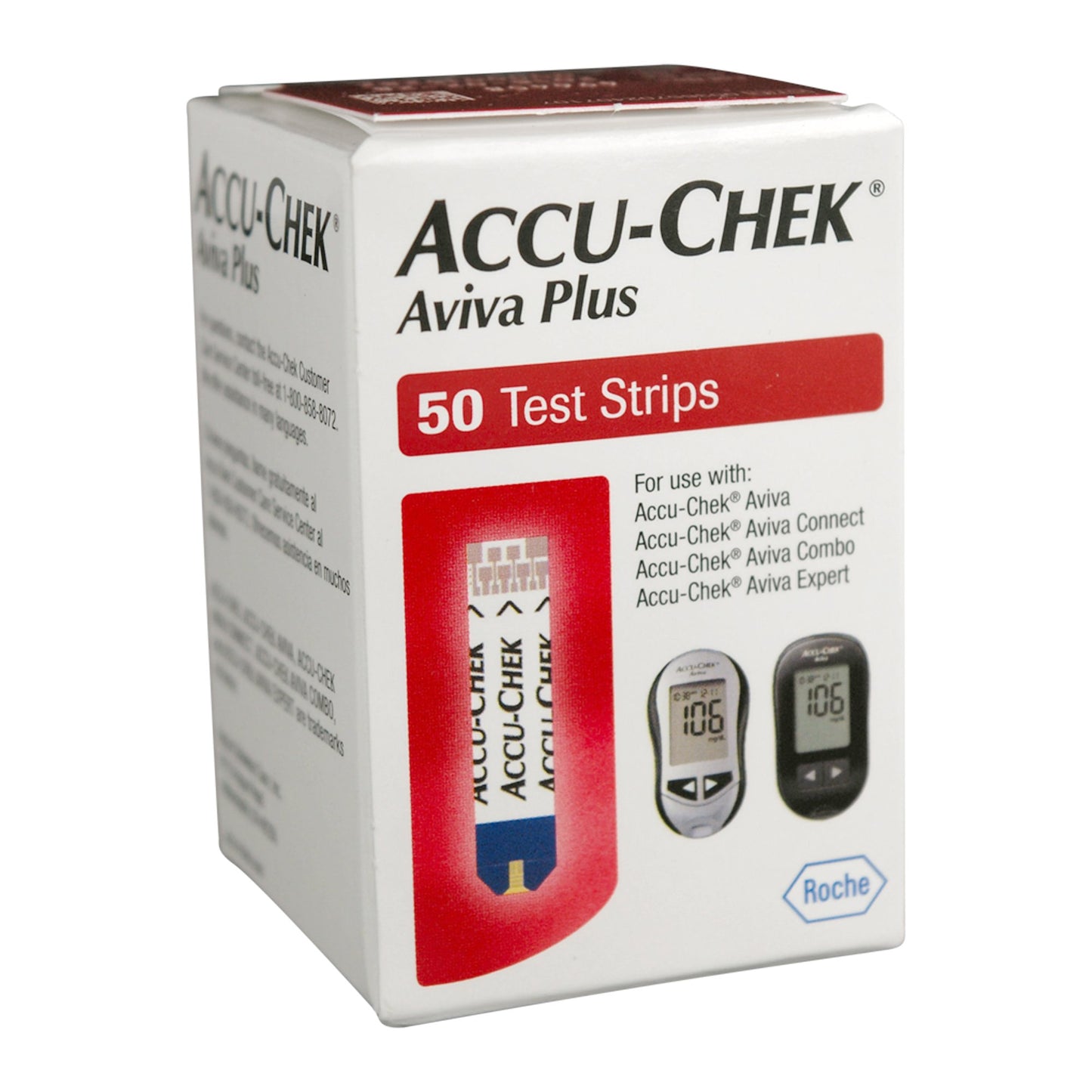 Accu-Chek® Aviva Plus Blood Glucose Test Strips 06908217001