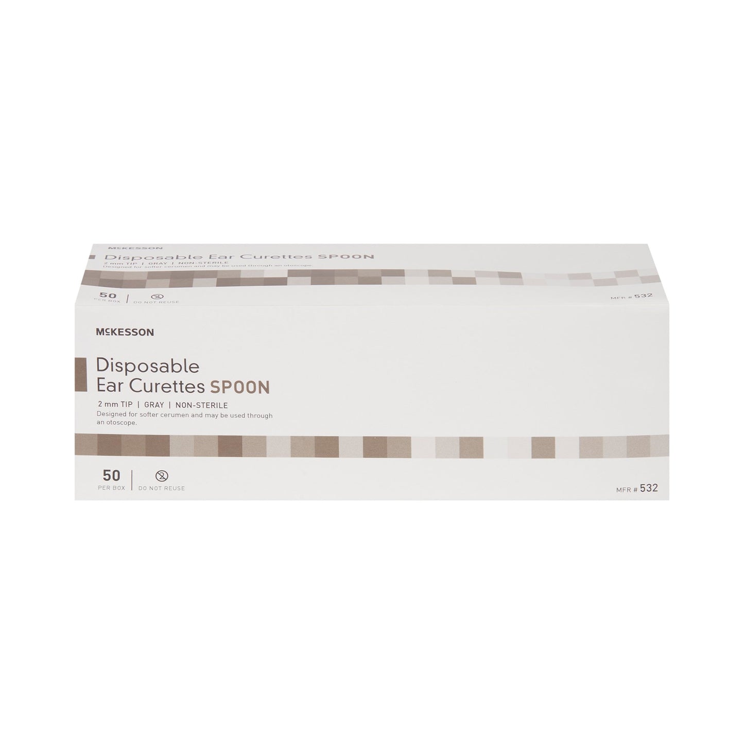 McKesson Ear Curette, 2 mm, Cup Tip 532