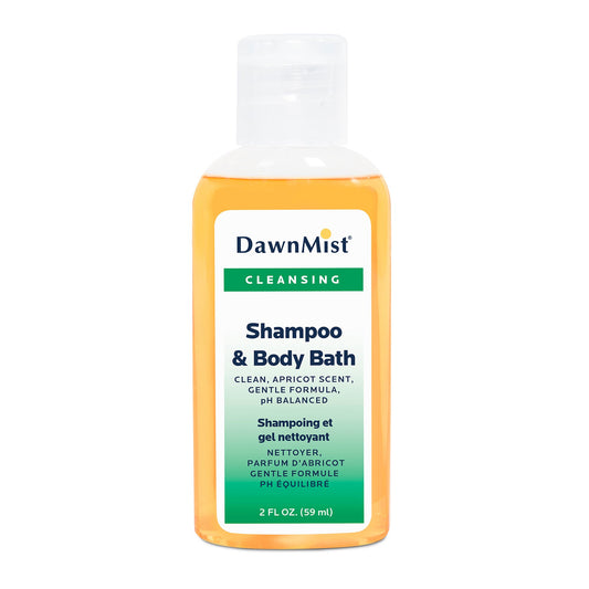 Shampoo and Body Wash DawnMist® 2 oz. Flip Top Bottle Apricot Scent - MS02