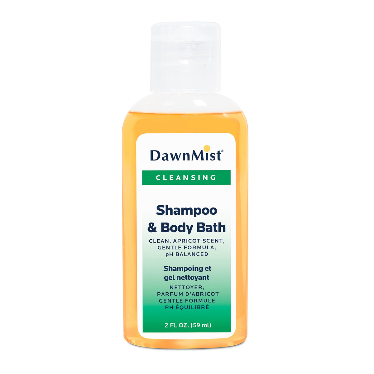 Donovan Industries DawnMist Shampoo and Body Wash 2 oz. Squeeze Bottle MS02, 1 Each