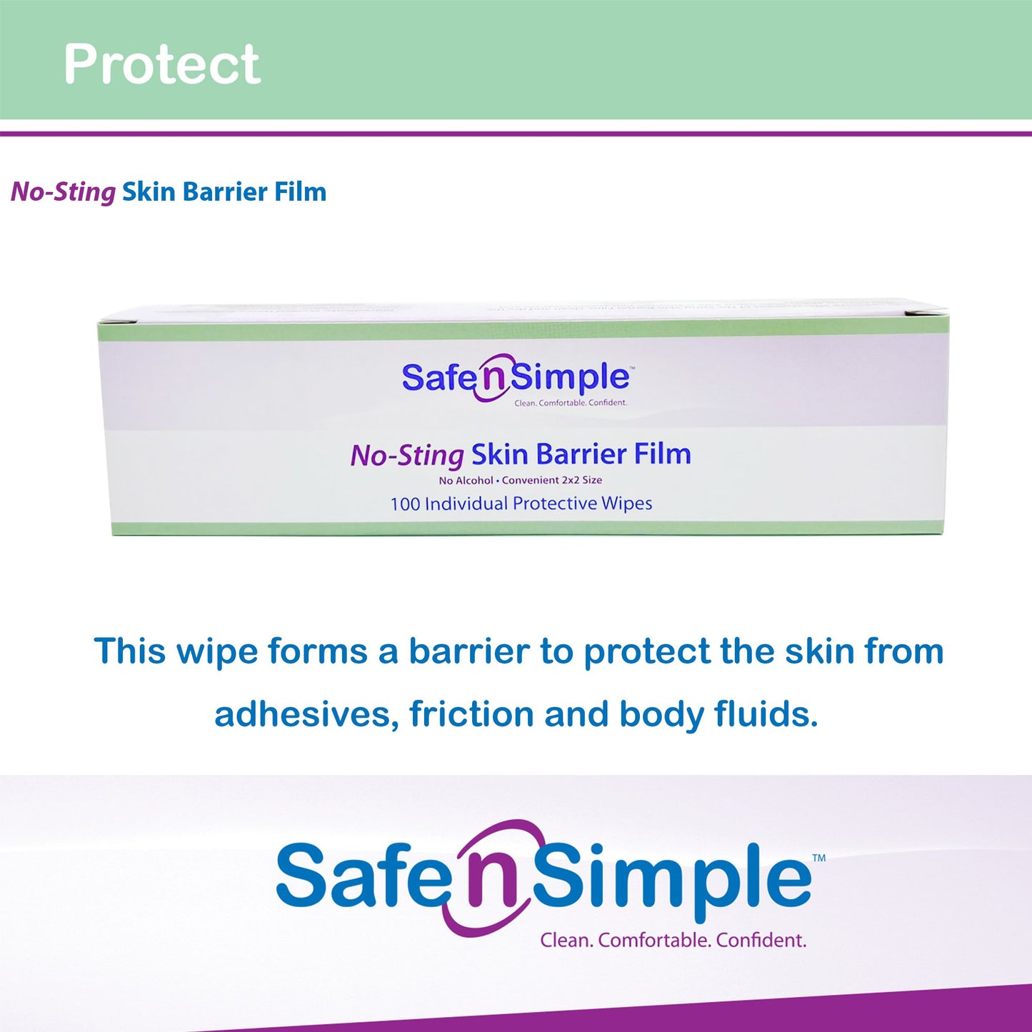 Safe n Simple™ Barrier Wipe SNS80744
