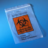 Specimen Transport Bag with Document Pouch 6 X 9 Inch Zip Closure Biohazard Symbol / Storage Instructions NonSterile - 4918
