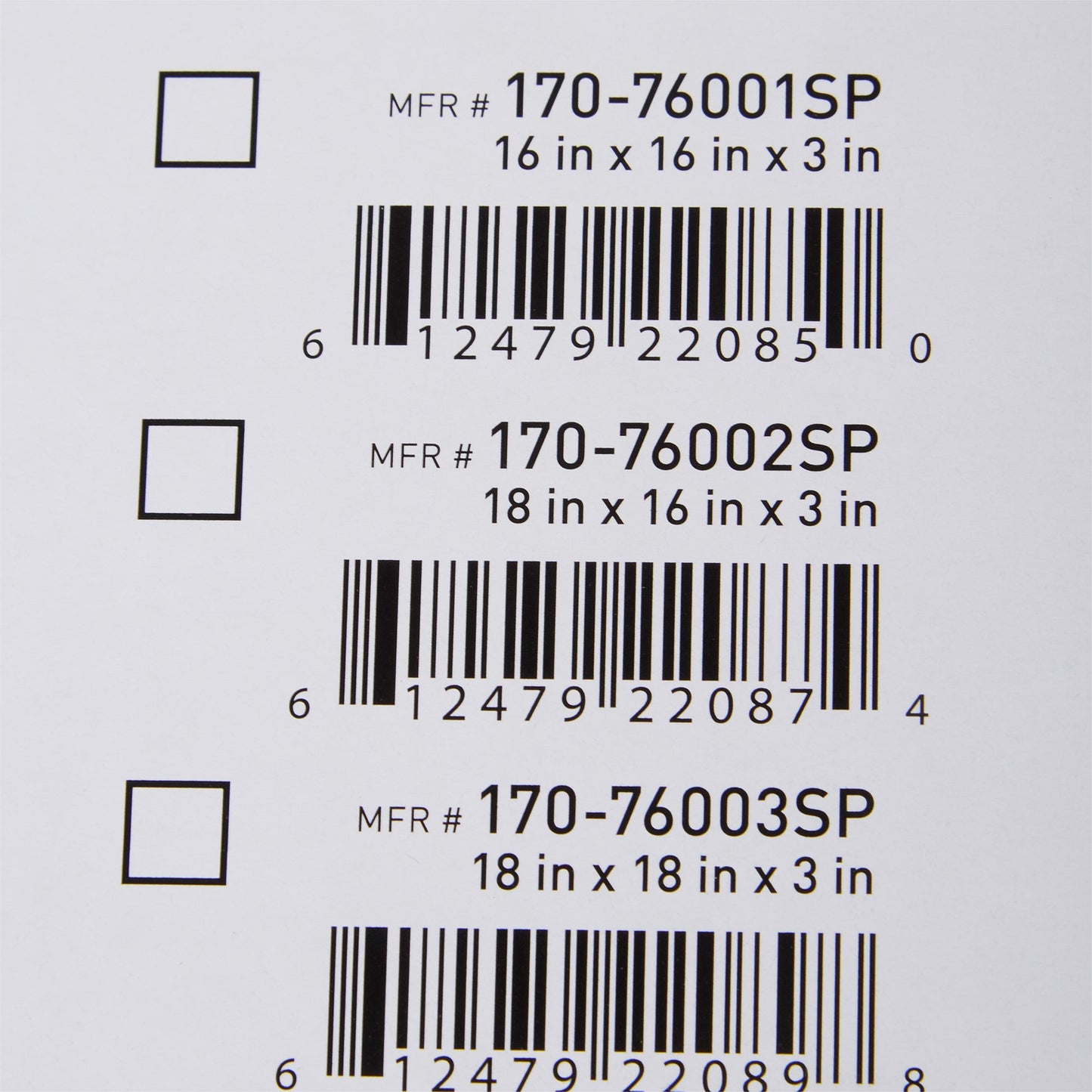 McKesson Premium Molded Foam Seat Cushion, 18 x 16 x 3 Inch 170-76002SP