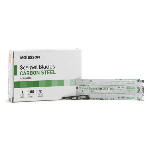 Surgical Blade McKesson Brand Carbon Steel No. 15 Sterile - 1635