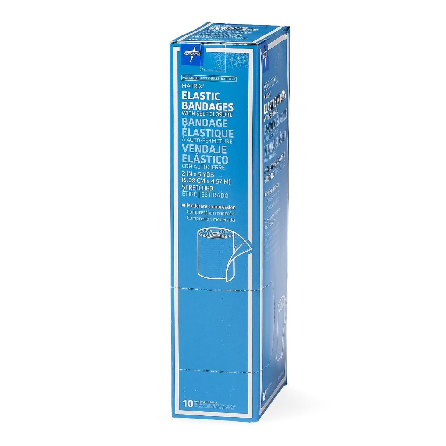 Matrix Double Hook and Loop Closure Elastic Bandage, 2 Inch x 5 Yard MDS087002LF