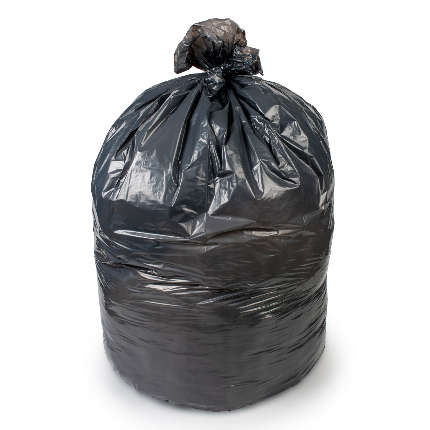 Trash Bag Colonial Bag 33 gal. Black LLDPE 0.60 mil 33 X 39 Inch X-Seal Bottom Flat Pack - CXB39H
