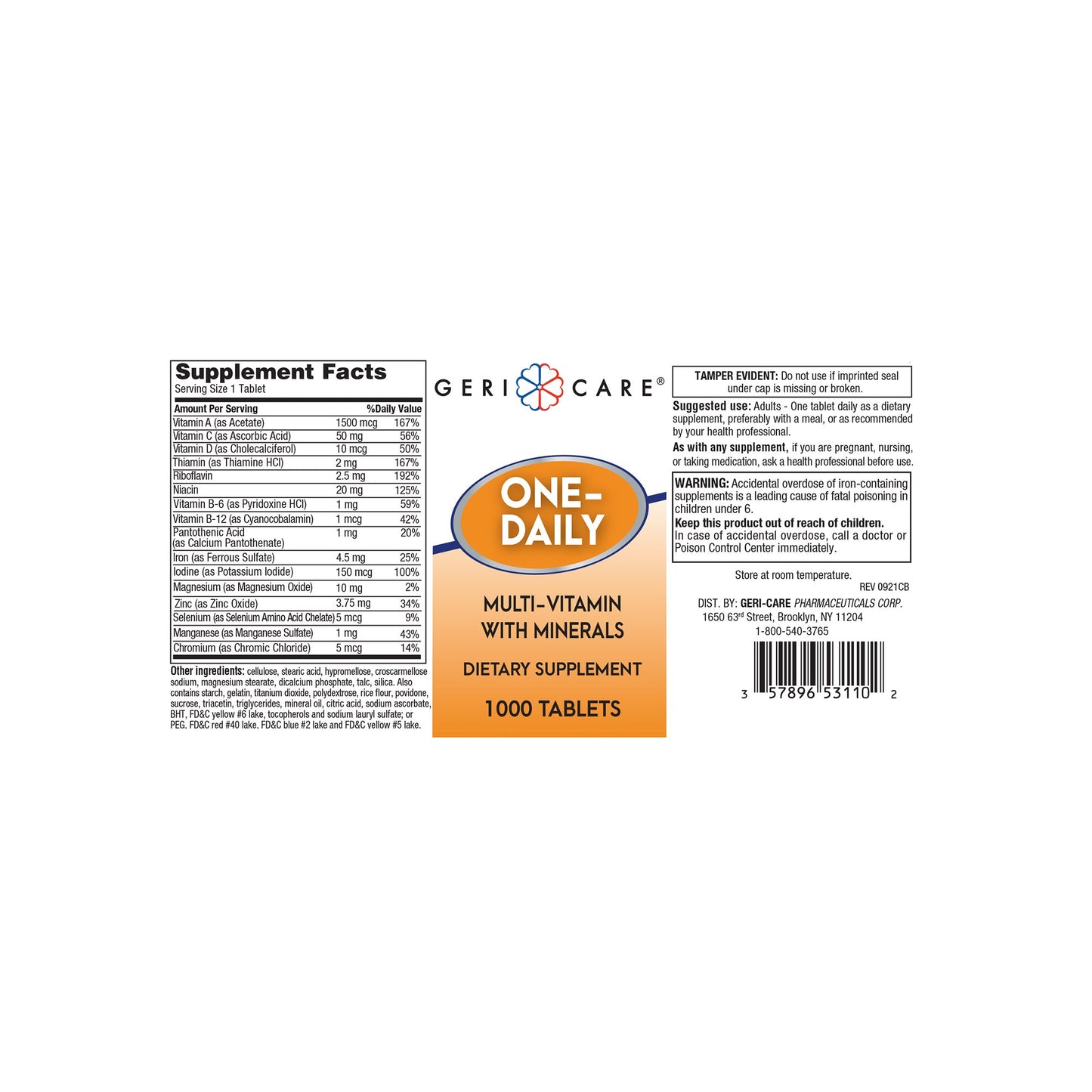 Geri-Care® Acetaminophen Pain Relief 221-01-GCP