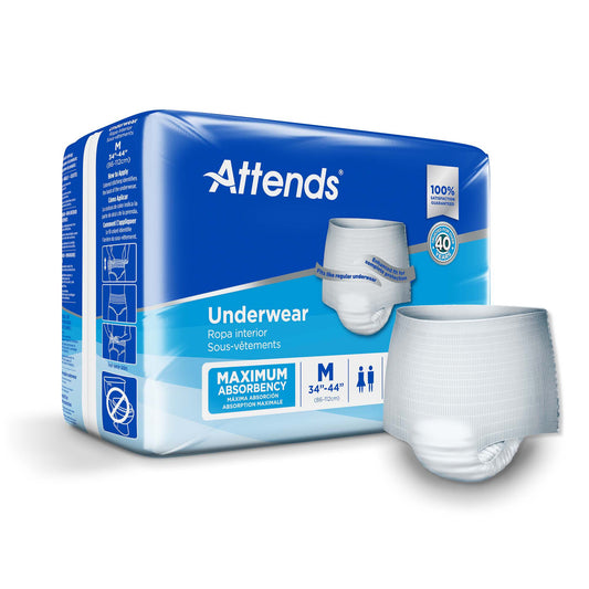 Attends® Extra Absorbency Underwear, Medium AP0720