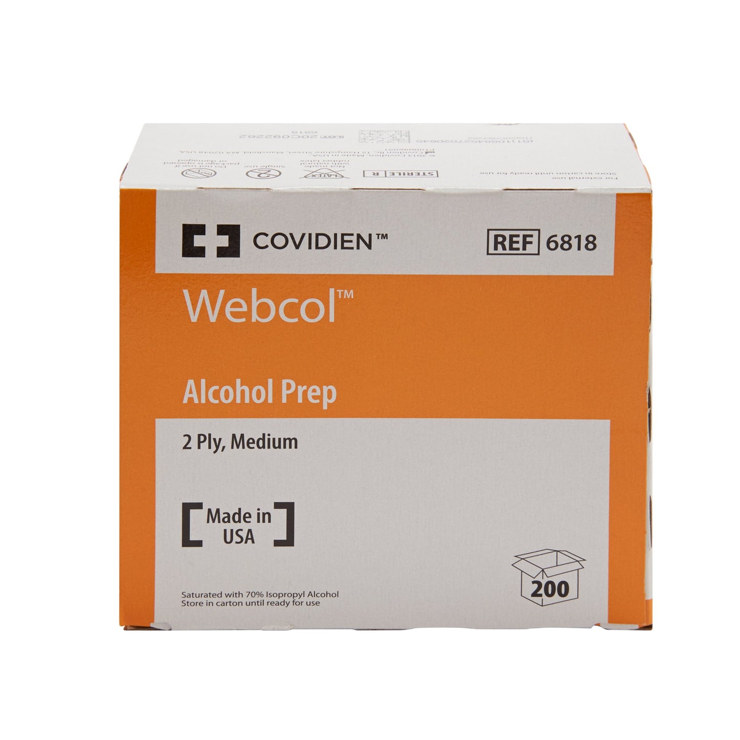 Webcol™ Alcohol Prep Pad 6818-