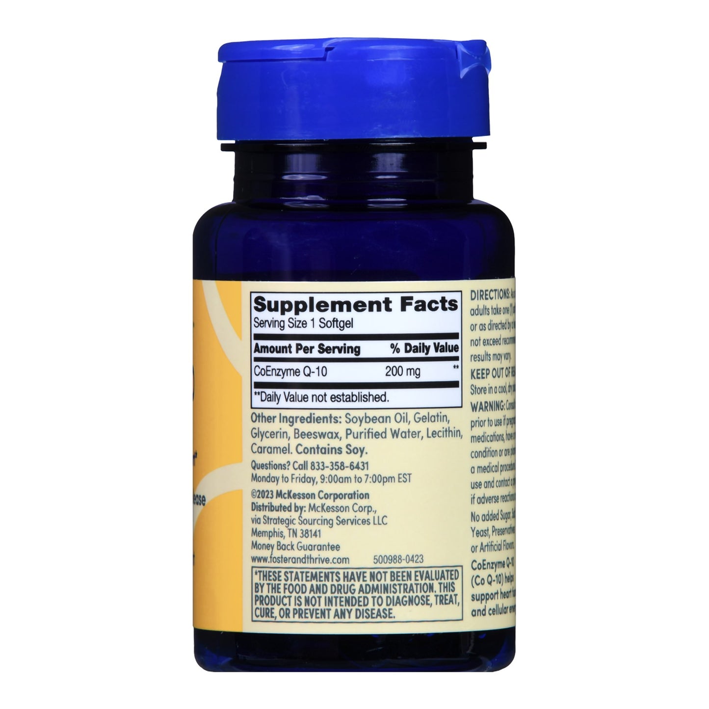 Foster & Thrive™ Co Q-10 200 mg Rapid Release Softgels 01093995735