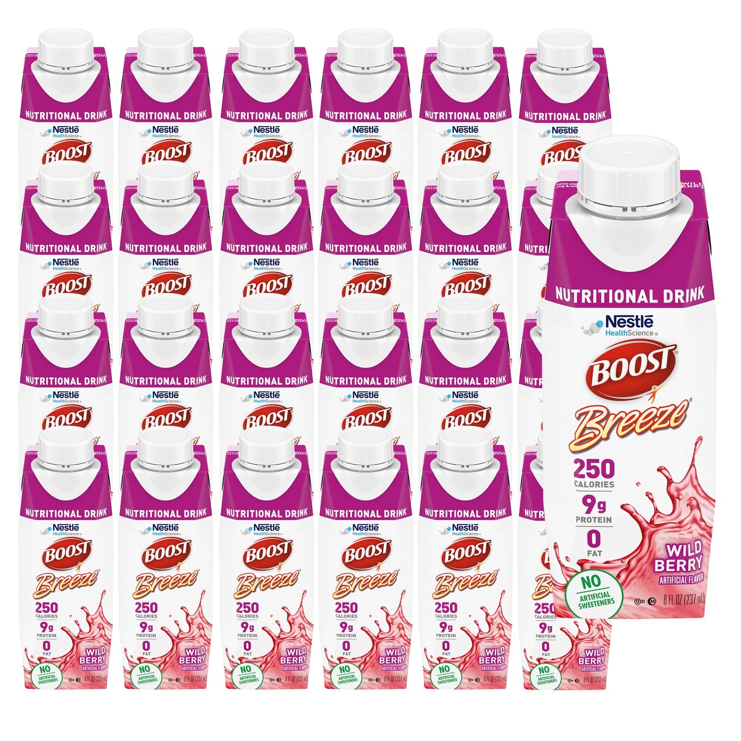 Boost Breeze® Wild Berry Nutritional Drink, 8-ounce carton 00043900685601