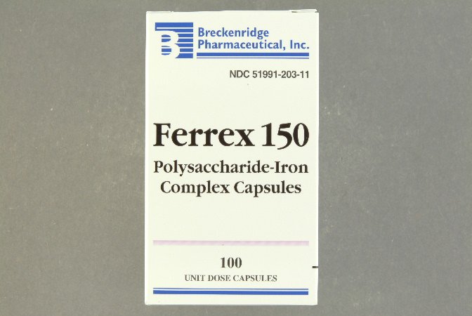 Ferrex® Polysaccharide / Iron Mineral Supplement 51991020311