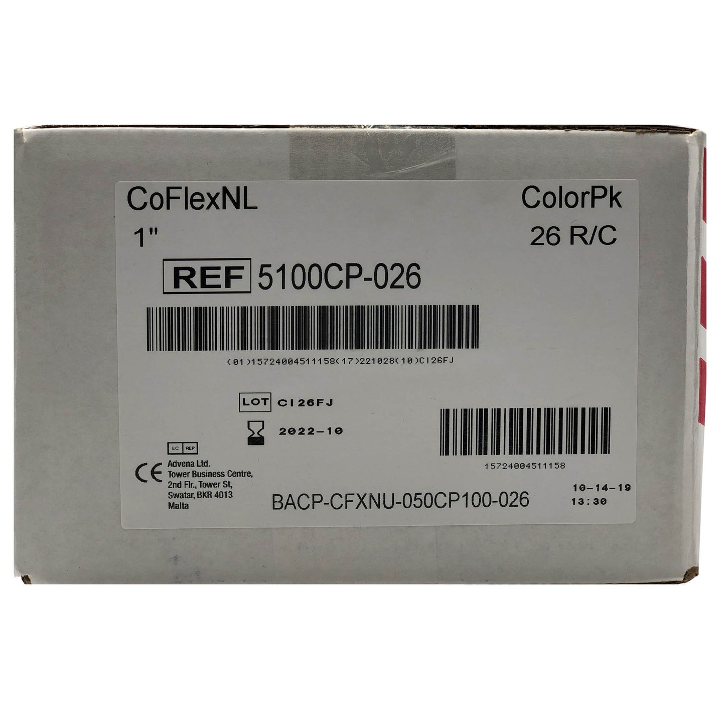 CoFlex® NL Self-adherent Closure Cohesive Bandage, 1 Inch x 5 Yard 5100CP