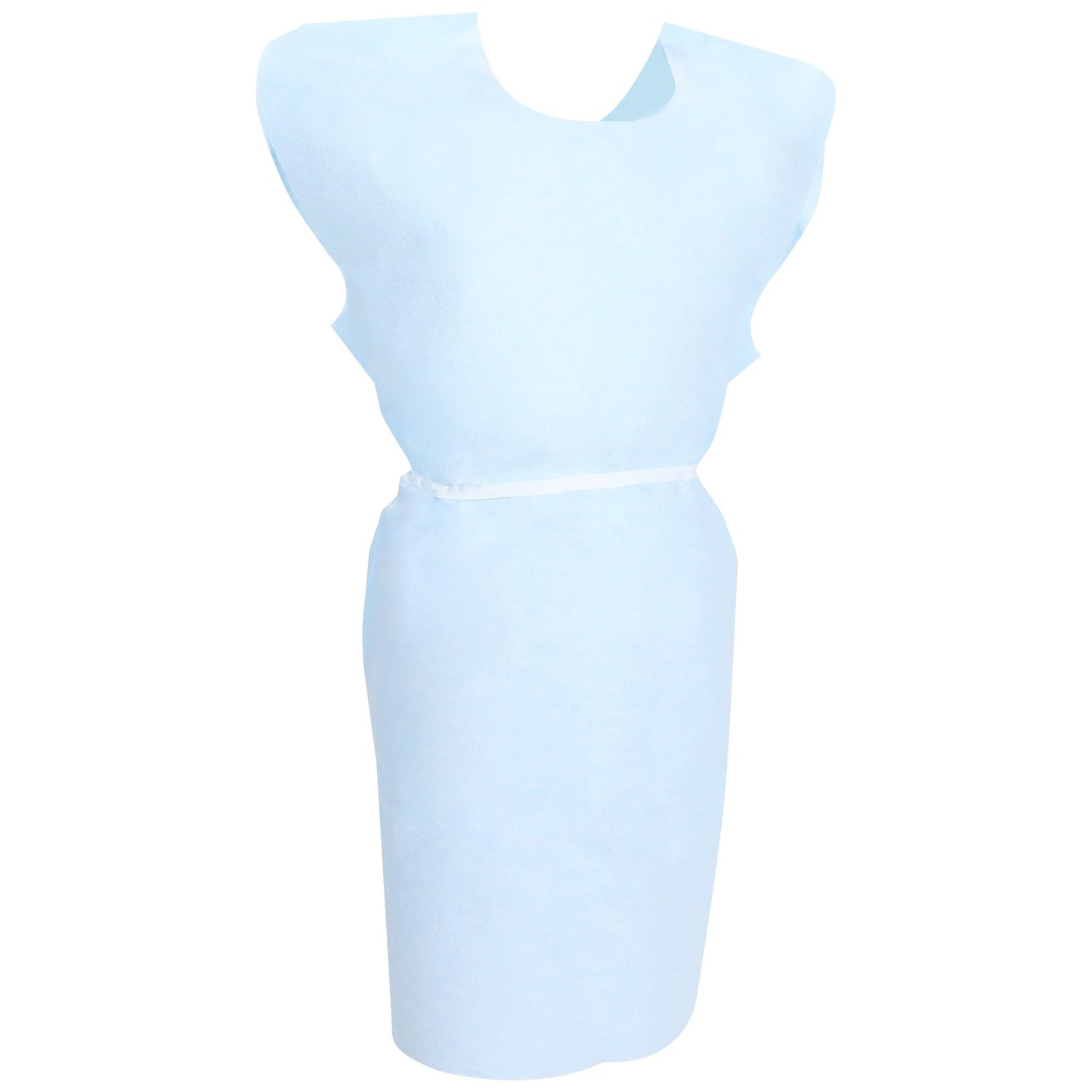 Patient Exam Gown McKesson One Size Fits Most Blue Disposable - 18-10847
