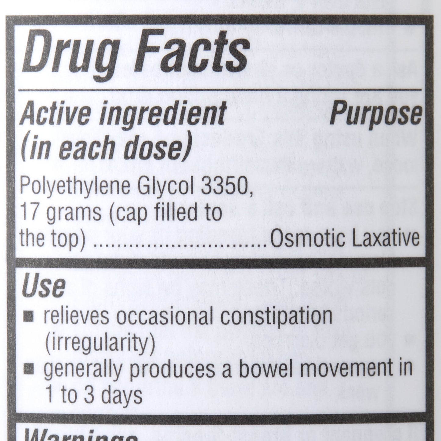 Geri-Care® Polyethylene Glycol 3350 Laxative 489-14-GCP