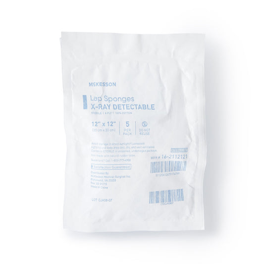 McKesson Laparotomy Sponge, 12 x 12 Inch 16-2112121
