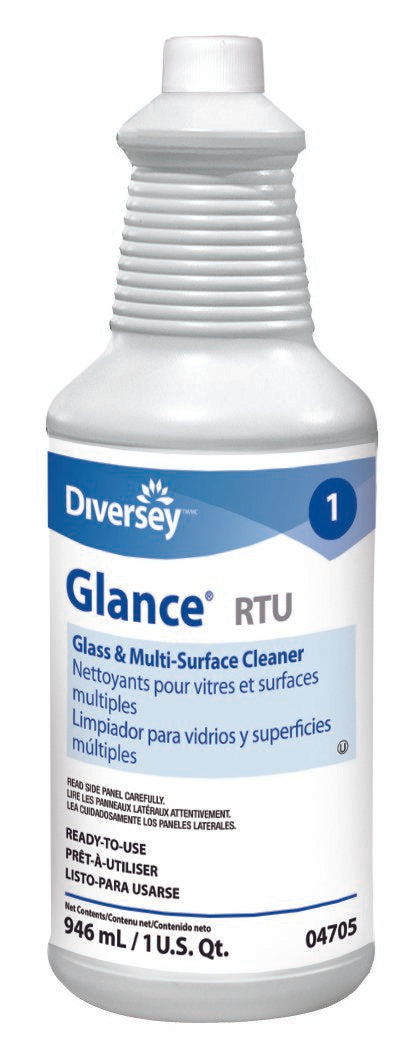 Glance® RTU Glass and Multi-Surface Cleaner, 32 oz. DVO04705