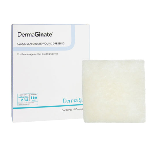 Alginate Dressing DermaGinate® 2 X 2 Inch Square - 00260E