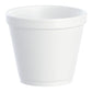 8 oz. Foam Insulated Food Container J Cup® White Single Use 8SJ12