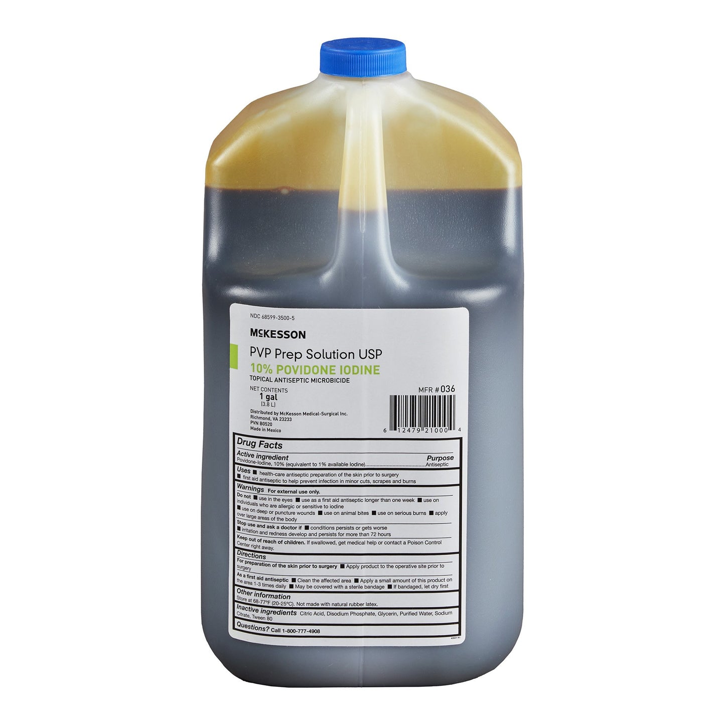McKesson Prep Solution 1 gal. Jug 036