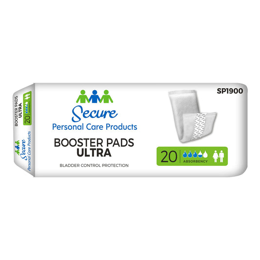 Booster Pad Secure Booster Pad Ultra 13 Inch Length Heavy Absorbency SecureLoc Core One Size Fits Most - SP1900