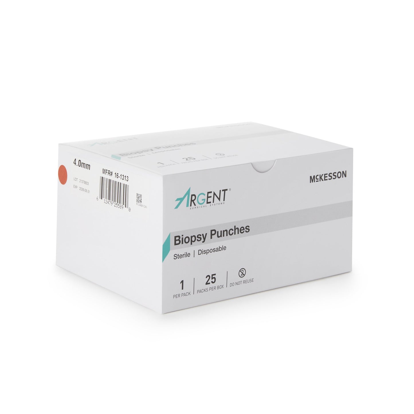 McKesson Argent™ Disposable Biopsy Punches, 4.0 mm 16-1313