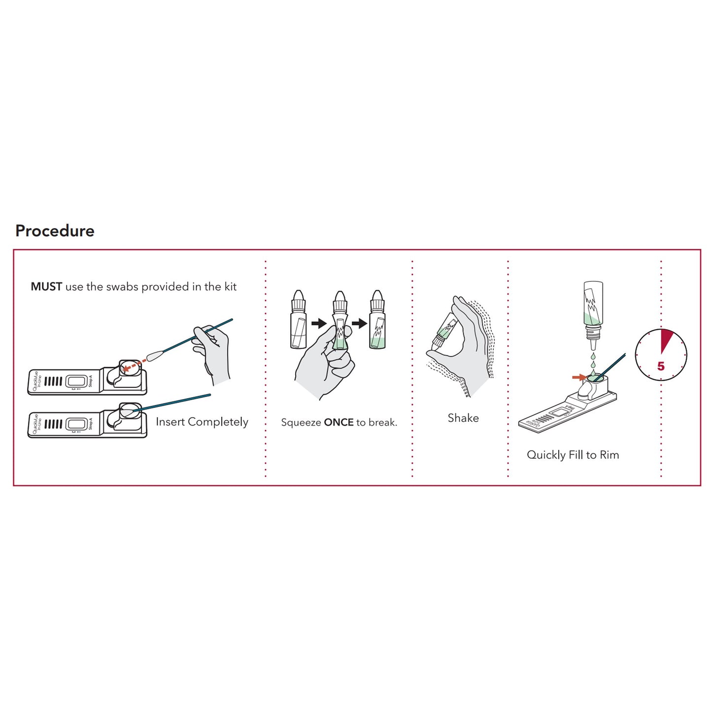 QuickVue® In-Line® Strep A Infectious Disease Immunoassay Respiratory Test Kit 00343
