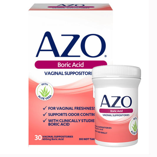 Dietary Supplement Boric Acid 600 mcg Strength Suppository 30 per Box 787651760308