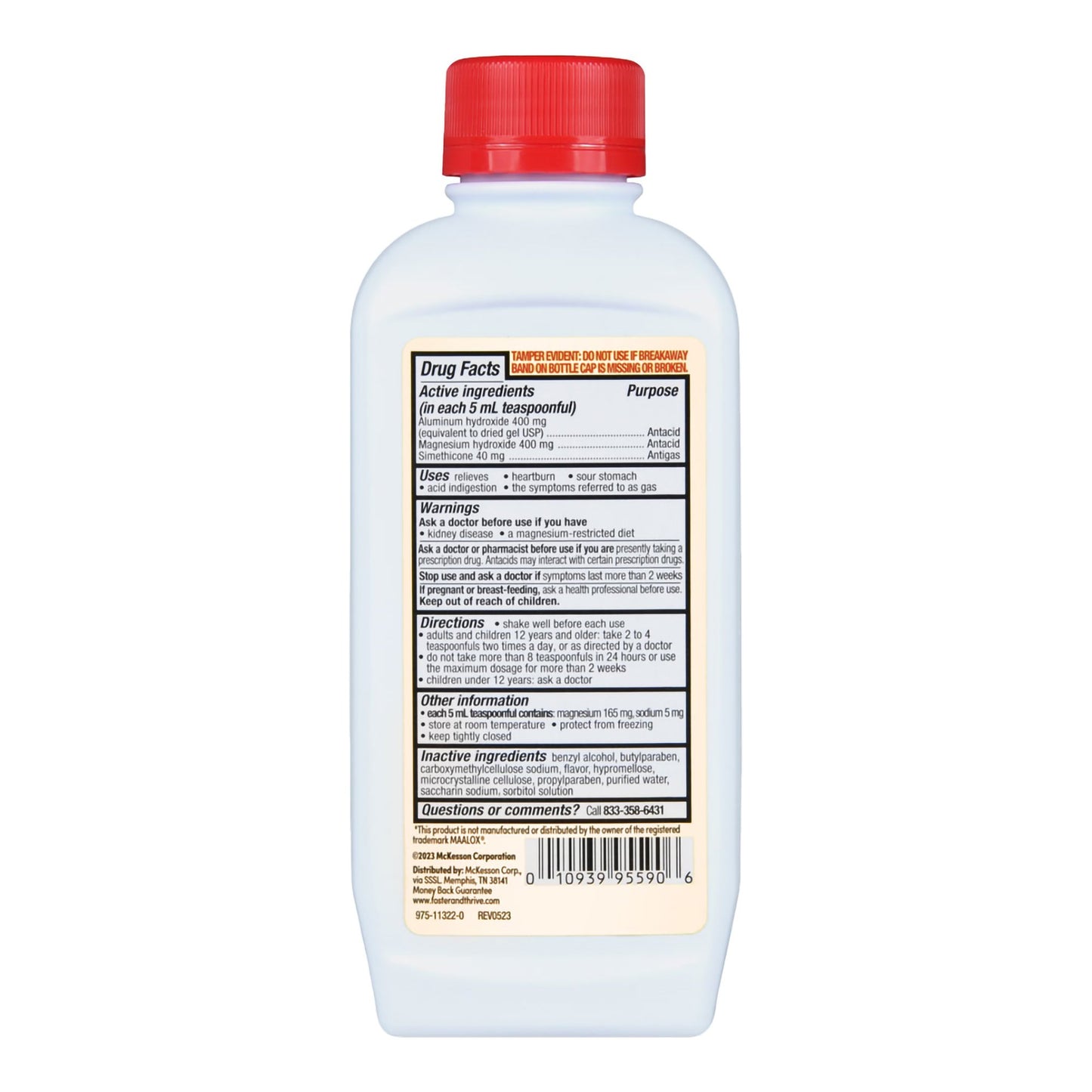 Foster & Thrive™ Max Strength Antacid & Antigas Alumina, Magnesia & Simethicone 70677106501