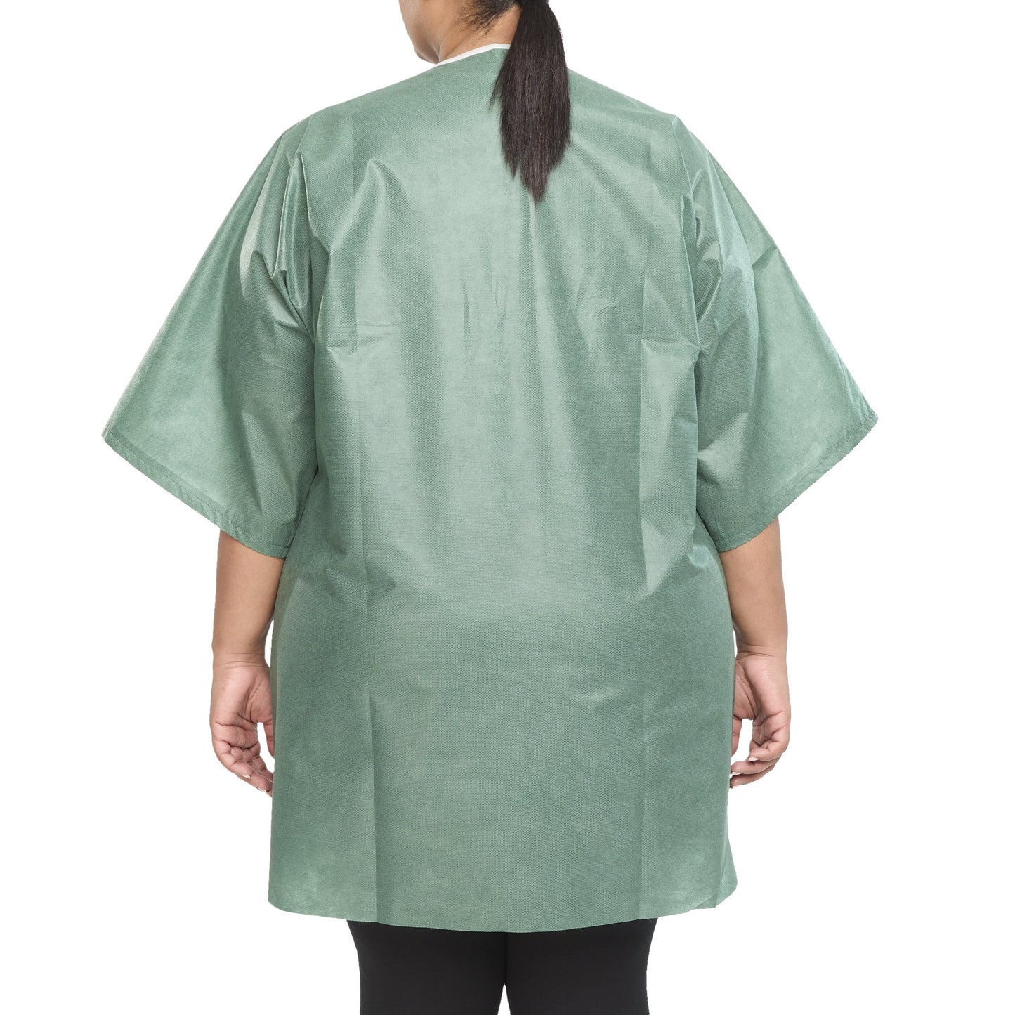 Graham Medical Short Sleeve Scrub Shirt, Green, 3X-Large 64841