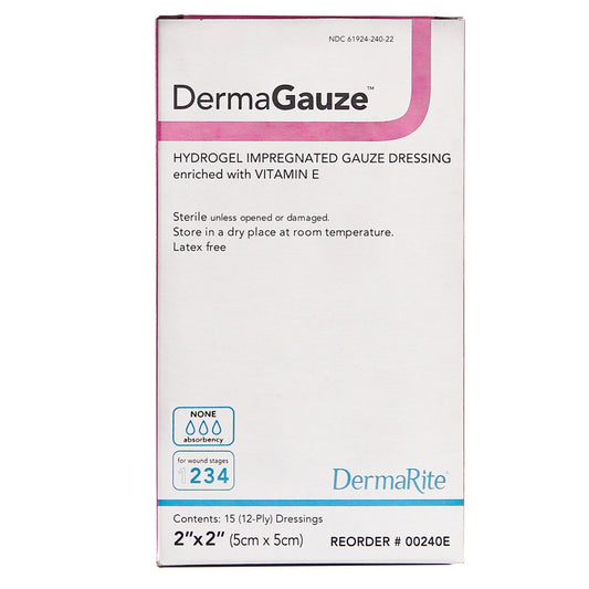 DermaGauze® Hydrogel Dressing, 2 x 2 Inch 00240E