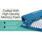 Kanjo Acupressure Memory Foam Foot Mat, Teal KANSAPF