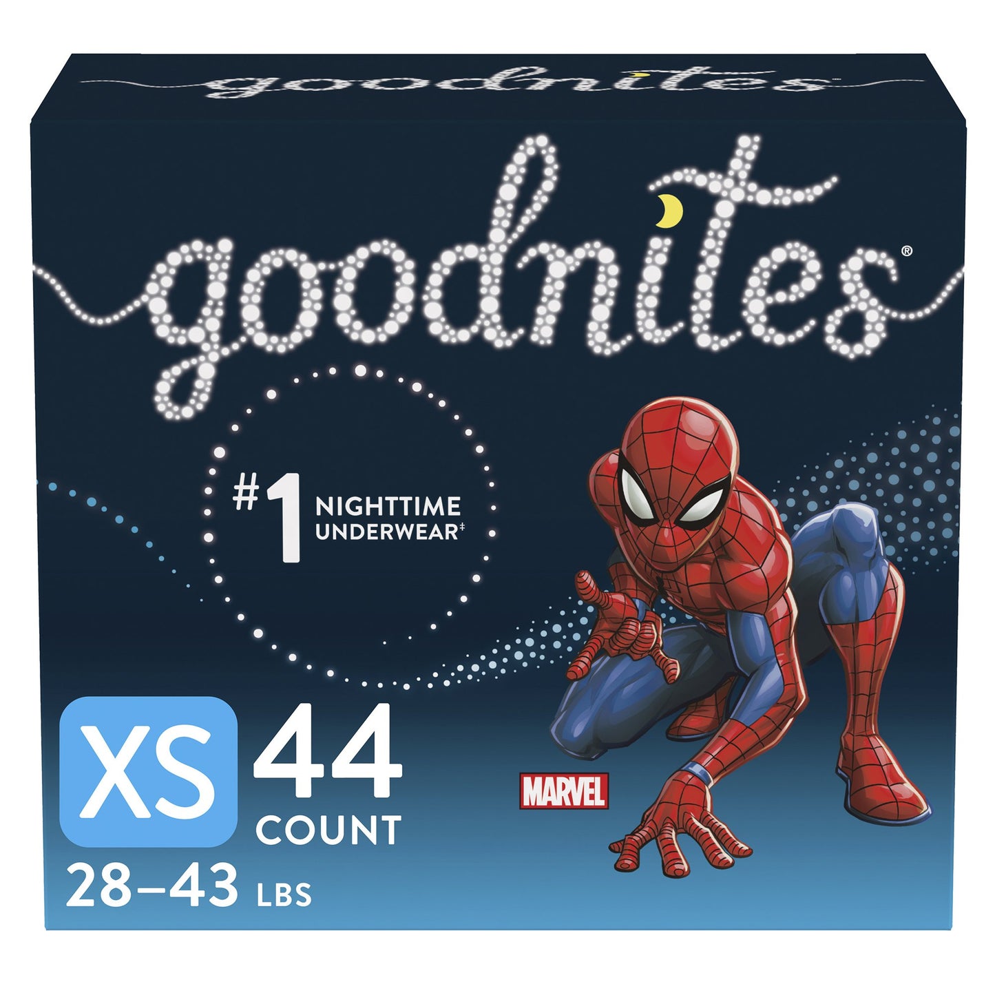 GoodNites® Absorbent Underwear for Boys, Extra Small 46760