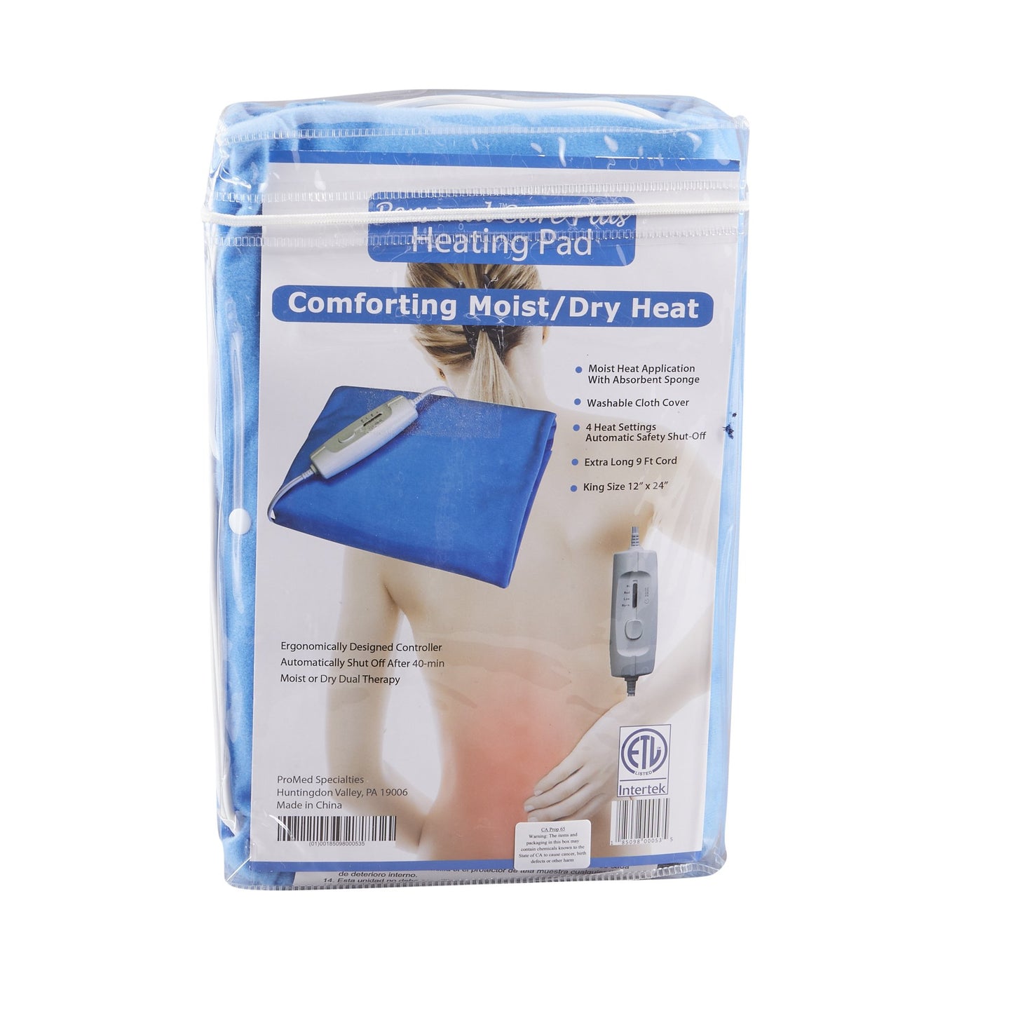 PersonalCarePlus™ Moist/Dry Heating Pad, 12 x 24 Inch CA-020