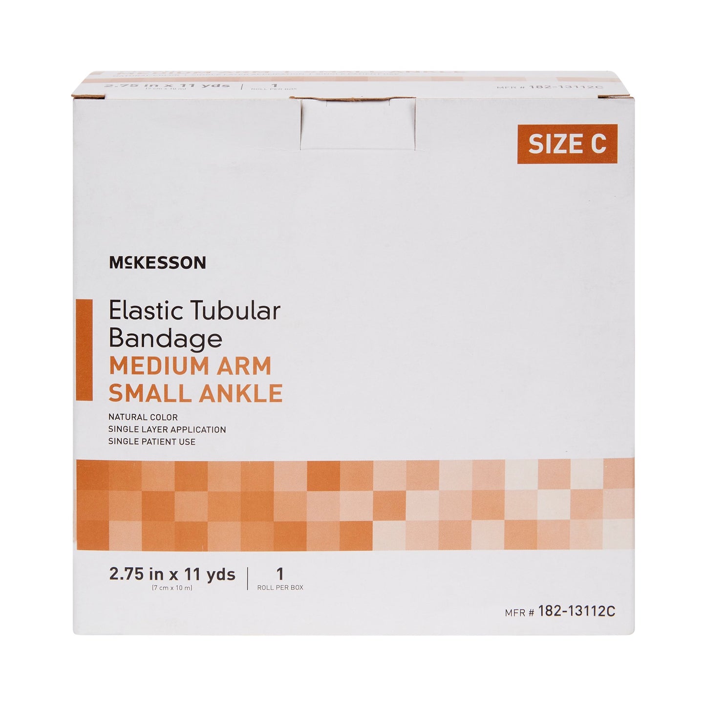 McKesson Elastic Tubular Support Bandage, 2-3/4 Inch x 11 Yard 182-13112C