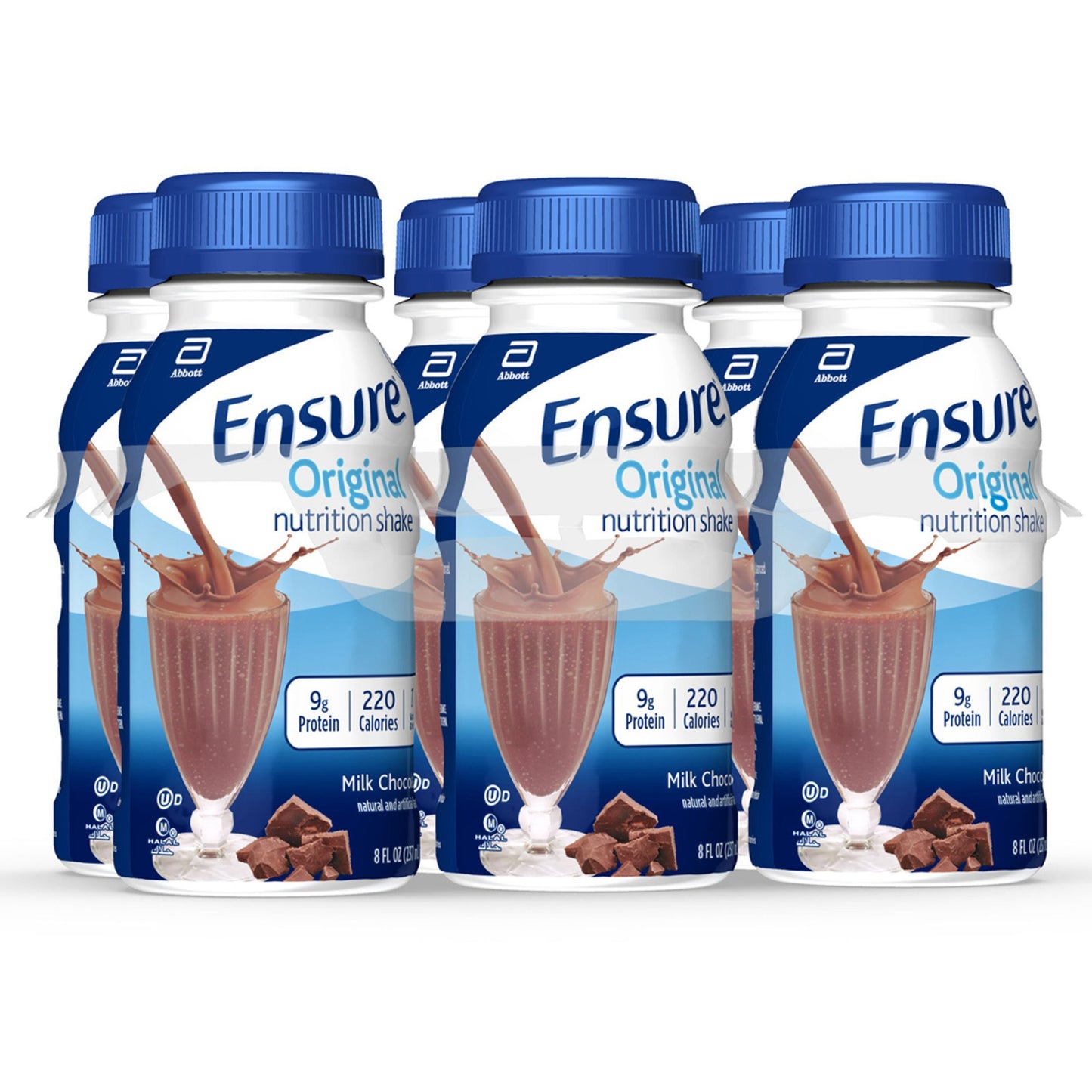 Ensure® Original Nutrition Shake, Chocolate, 8-ounce bottle 57231