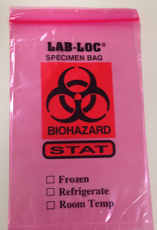 Seal-N-Rip® Specimen Transport Bag with Document Pouch F20609STATSNR