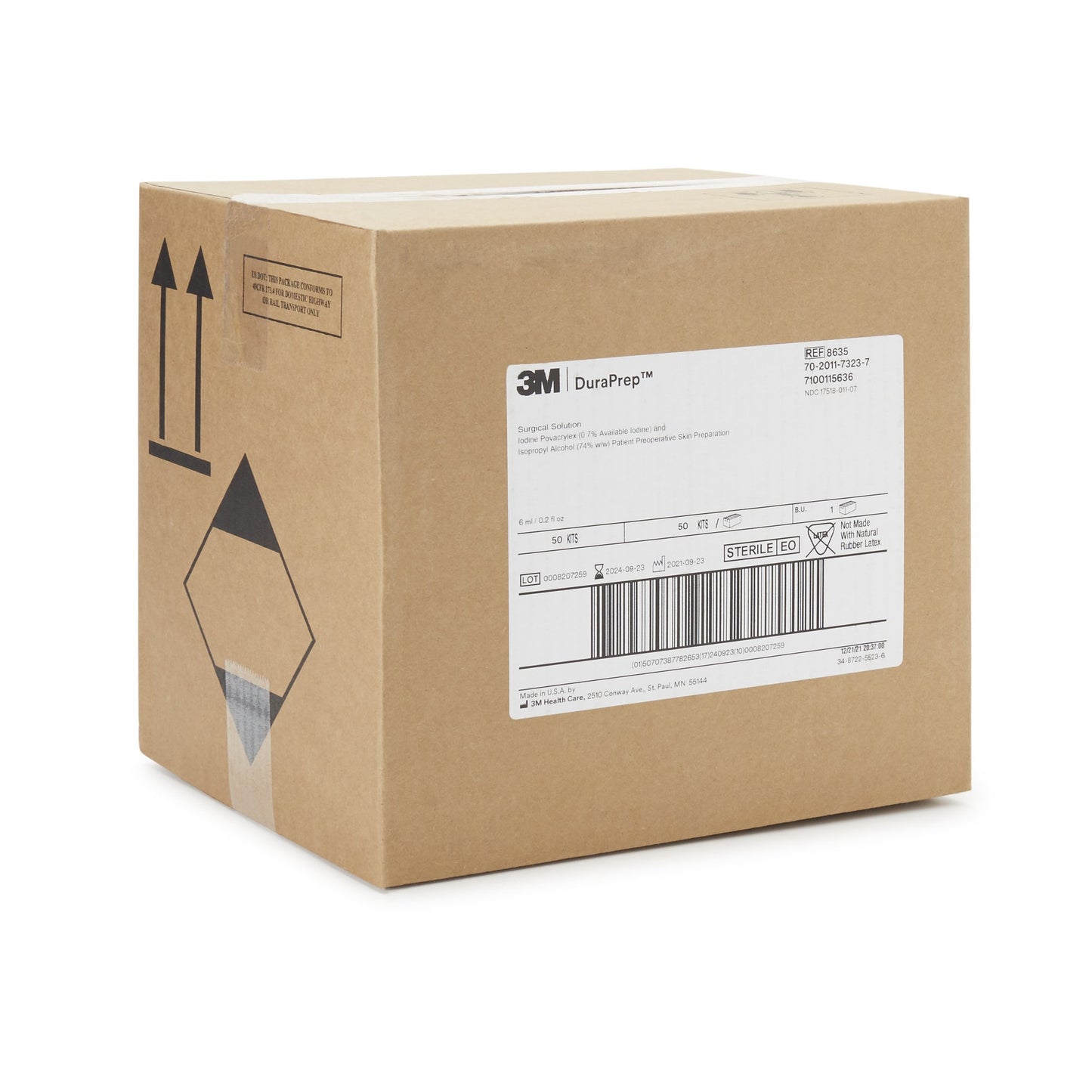 3M DuraPrep Prep Solution, Applicator, 6 mL 8635