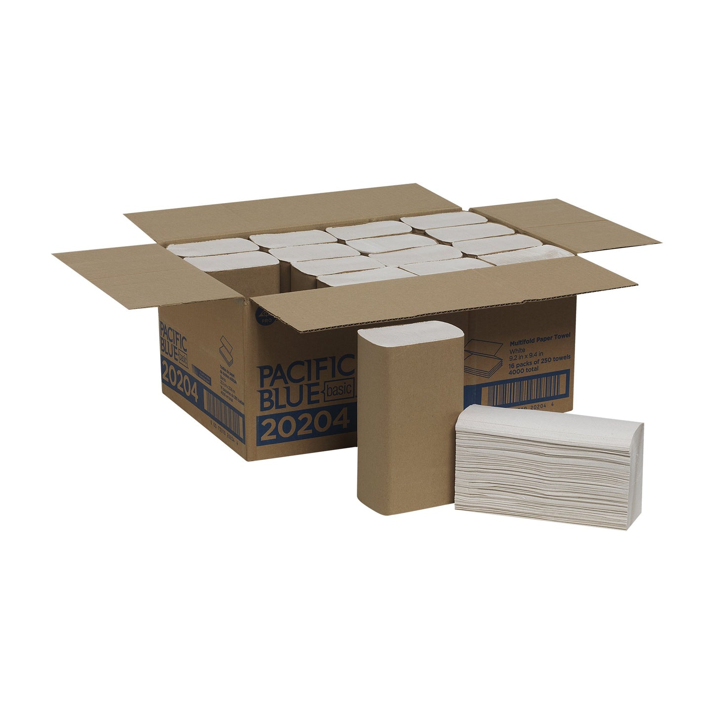 Pacific Blue Basic™ Multi-Fold Paper Towel, 250 per Pack 20204