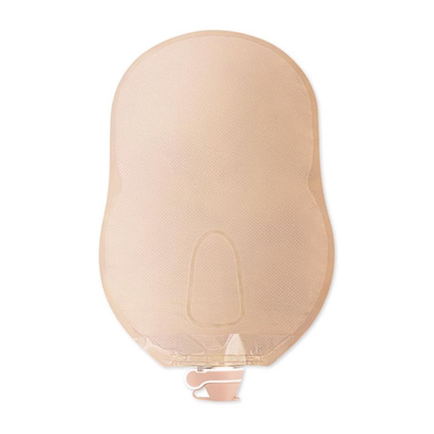 New Image™ 18404 Two-Piece Transparent Urostomy Pouch, 70 mm Flange, Blue Match 18404