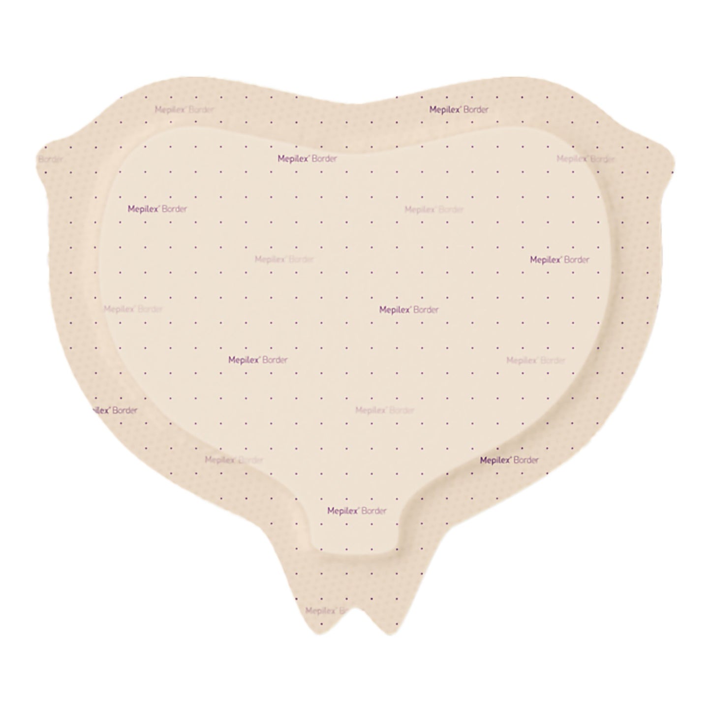 Foam Dressing Mepilex® Border Sacrum 9-1/5 X 9-1/5 Inch With Border Film Backing Silicone Adhesive Sacral Sterile - 282455