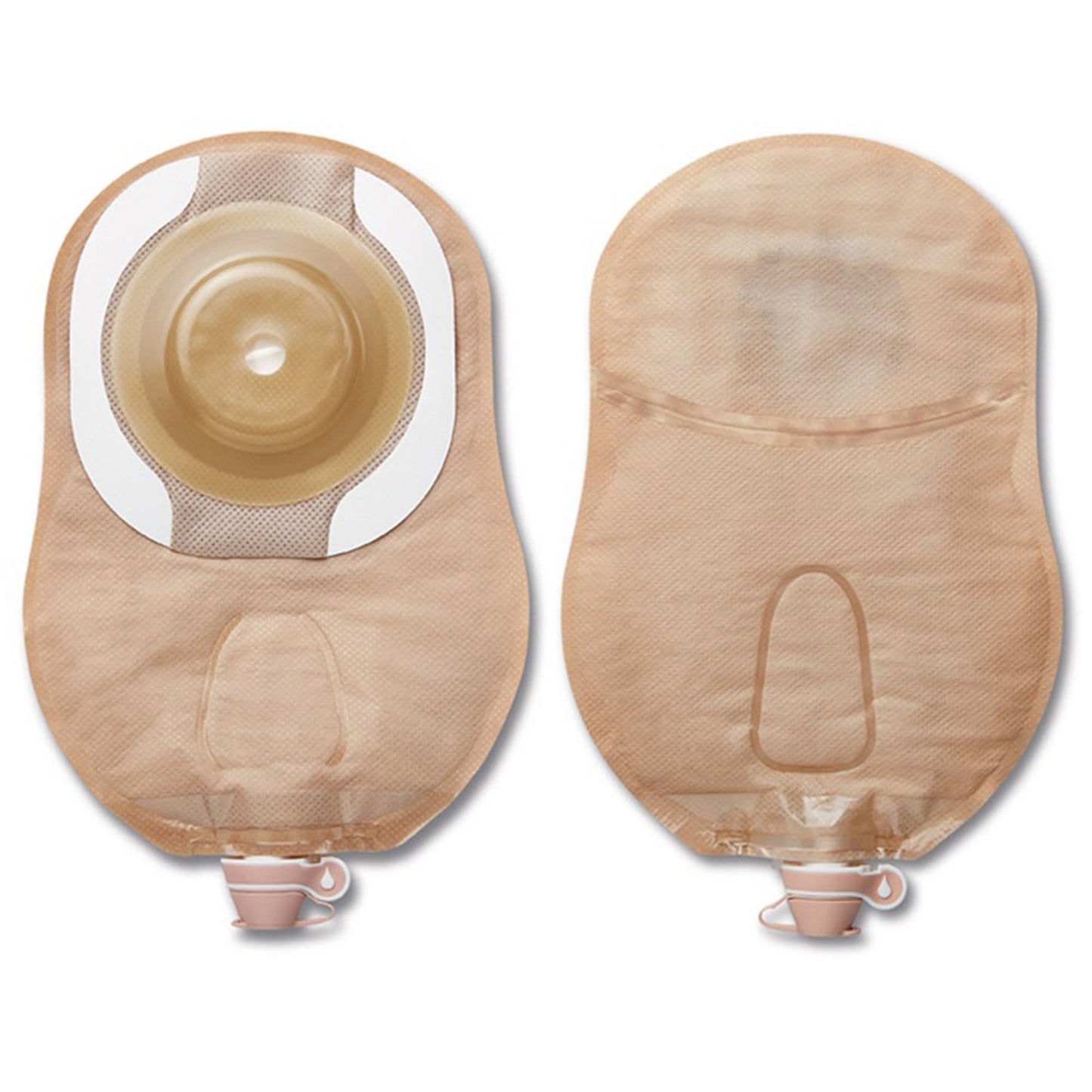 Urostomy Pouch CeraPlus™ One-Piece System 9 Inch Length Soft Convex, Pre-Cut 7/8 Inch Stoma Drainable - 8413