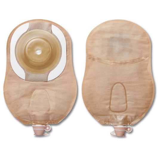Urostomy Pouch CeraPlus™ One-Piece System 9 Inch Length Soft Convex, Pre-Cut 7/8 Inch Stoma Drainable - 8413