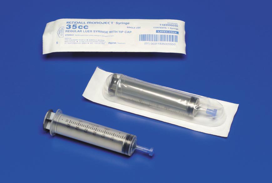 Cardinal 35mL Monoject™ SoftPack Luer Lock  Syringe - 1183500777