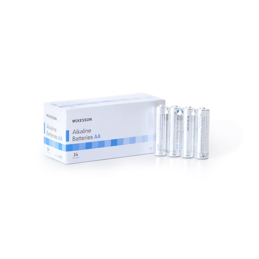 Alkaline Battery McKesson AA Cell 1.5V Disposable 24 Pack - 4855