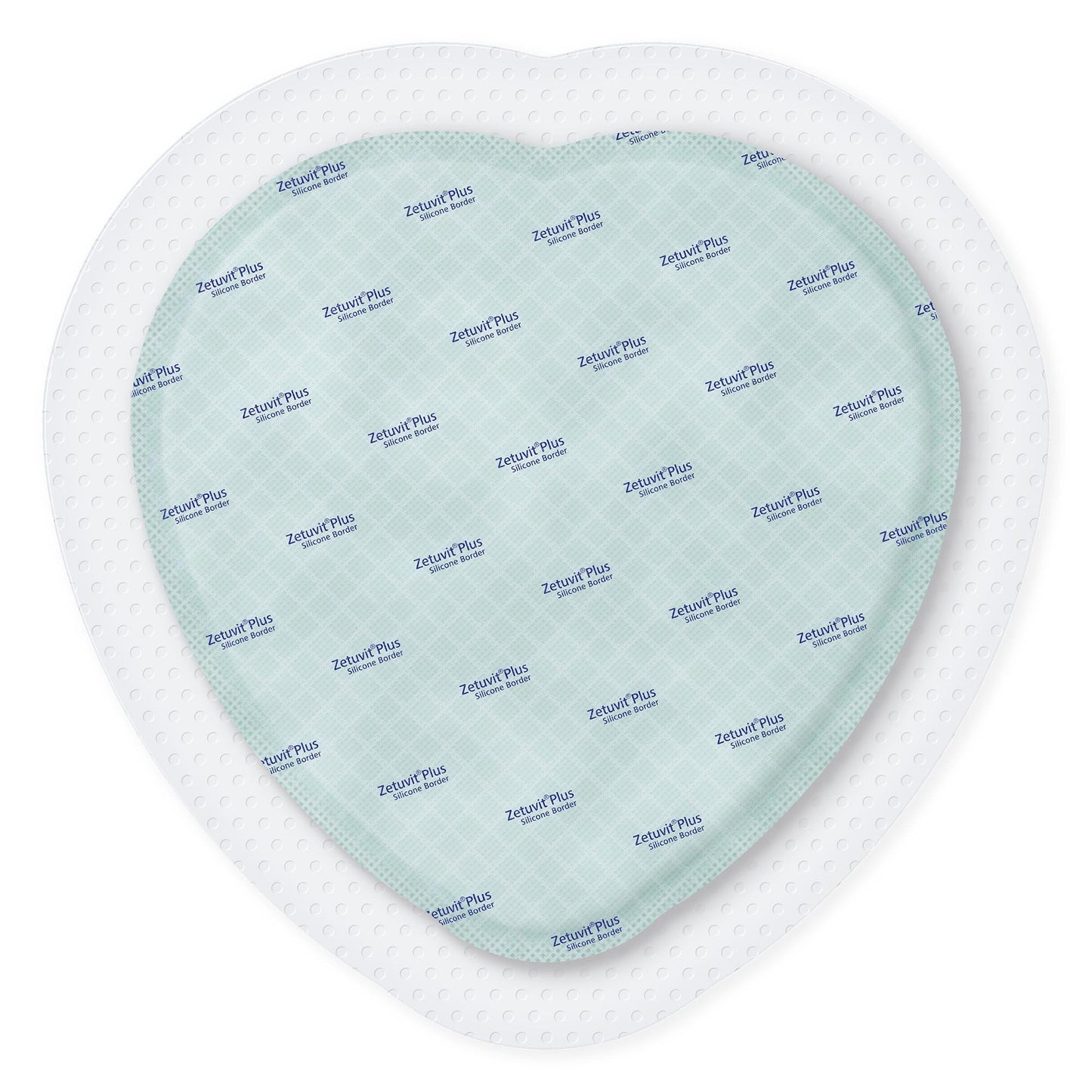 Zetuvit® Plus Silicone Border Super Absorbent Dressing, 9 x 9 Inch Sacral 413907